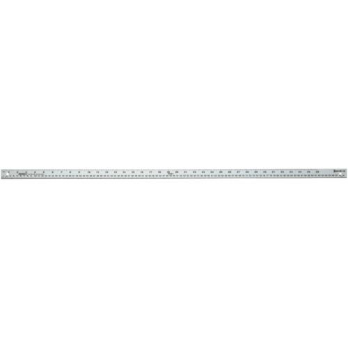 Inch/Metric Meter Stick, 3.28'/1 m L, Aluminum, 1/8" (1 mm) Graduations Moffatt Supply & Specialties