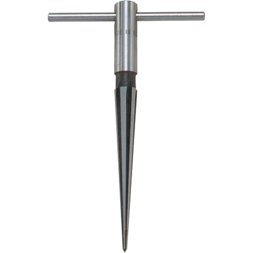 Al&eacute;soir avec manche en T, #130, Cannelure Droit, Acier, Tige Conique Moffatt Supply & Specialties