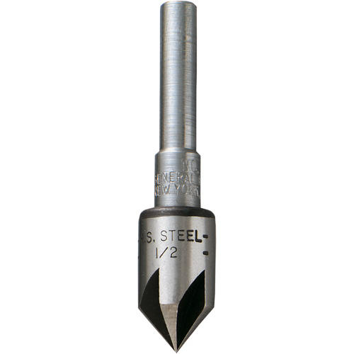 Countersink Bit, 1/2", High Speed Steel, 82° Angle, 5 Flutes Moffatt Supply & Specialties