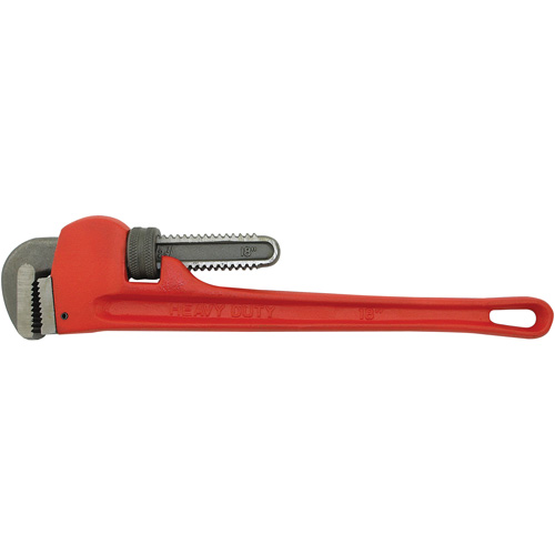 Pipe Wrench, 2-1/2" Jaw Capacity, 18" Long, Powder Coated Finish, None Handle Moffatt Supply & Specialties