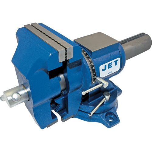 Multi-Purpose Heavy-Duty Vise, 5" Jaw Width, 3" Throat Depth Moffatt Supply & Specialties