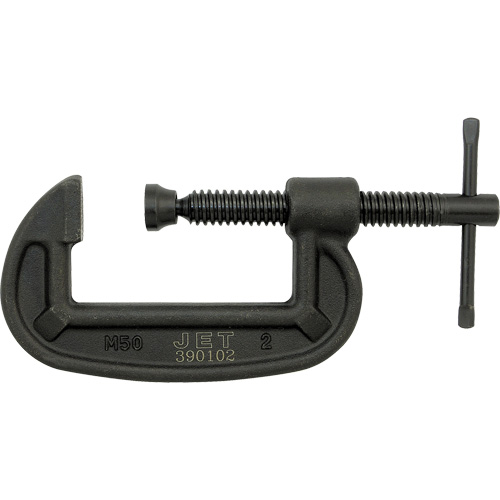 Heavy-Duty C-Clamp, 2" (50.8 mm) Capacity, 1" (25.4 mm) Throat Depth Moffatt Supply & Specialties