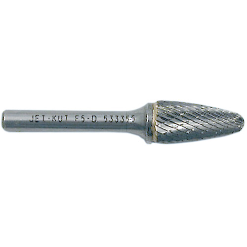 Fraise arboriforme avec extr&eacute;mit&eacute; arrondie F1-D JET-KUT, 1/4" dia., 5/8" profondeur de la coupe Moffatt Supply & Specialties
