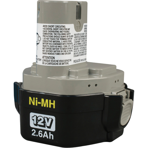 Pod-Style Battery, Ni-MH, 12 V, 2.6 A Moffatt Supply & Specialties