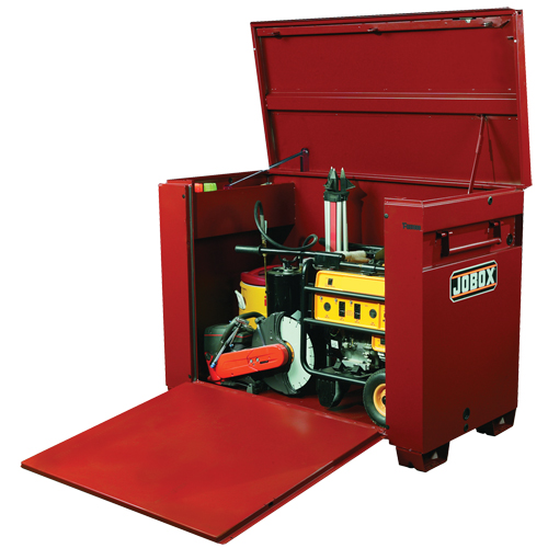 High-Capacity Drop-Front Chest, 60" x 31" x 45", Steel, Red Moffatt Supply & Specialties
