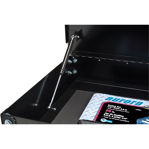 Chariot utilitaire, 4 tiroirs, 18" lo x 33" la x 39" h, Noir Moffatt Supply & Specialties