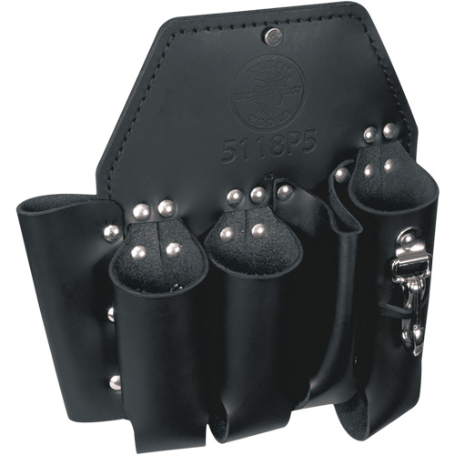 Tool Pouch, Multiple Tool Holder, Leather, 5 Pockets Moffatt Supply & Specialties