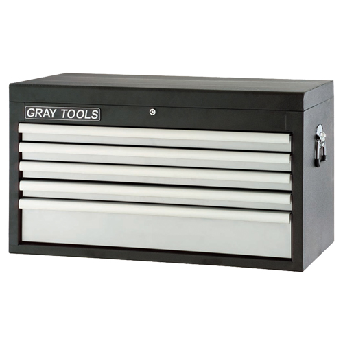 Top Chest - 5 Drawers, 33-1/2" W, 5 Drawers, Black Moffatt Supply & Specialties