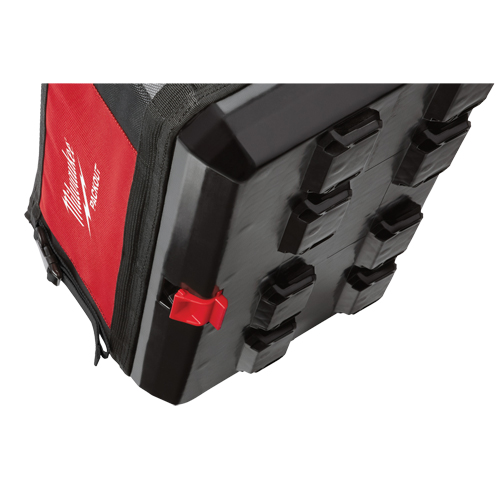 Packout Tote, Ballistic Nylon, 32 Pockets, Black/Red Moffatt Supply & Specialties