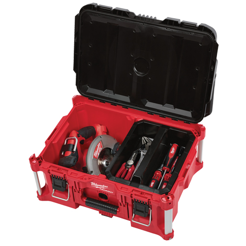 Grande boîte &agrave; outils Packout, 22" x 16" x 11", Noir/Rouge Moffatt Supply & Specialties