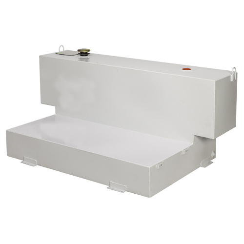R&eacute;servoir de transfert pour carburant en acier, Acier, Capacit&eacute; 100 gal., Blanc Moffatt Supply & Specialties
