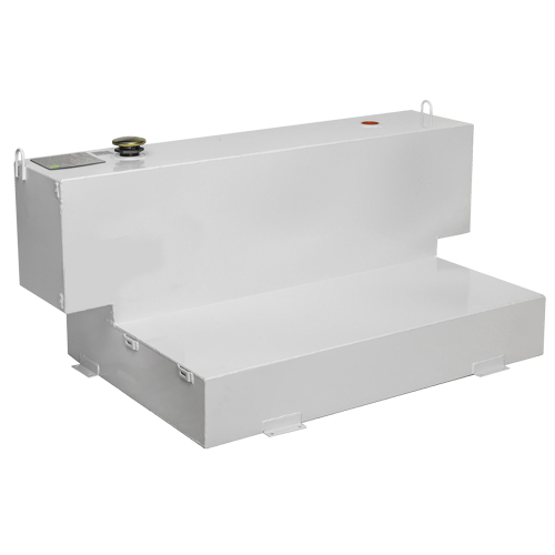 R&eacute;servoir de transfert pour carburant en acier, Acier, Capacit&eacute; 100 gal., Blanc Moffatt Supply & Specialties