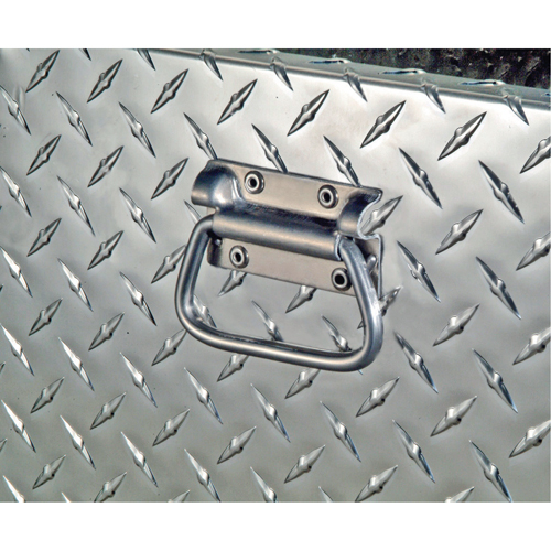R&eacute;servoir de transfert pour carburant & coffre en aluminium, Aluminium, Capacit&eacute; 74 gal., Argent Moffatt Supply & Specialties