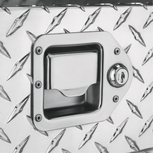 R&eacute;servoir de transfert pour carburant & coffre en aluminium, Aluminium, Capacit&eacute; 74 gal., Argent Moffatt Supply & Specialties