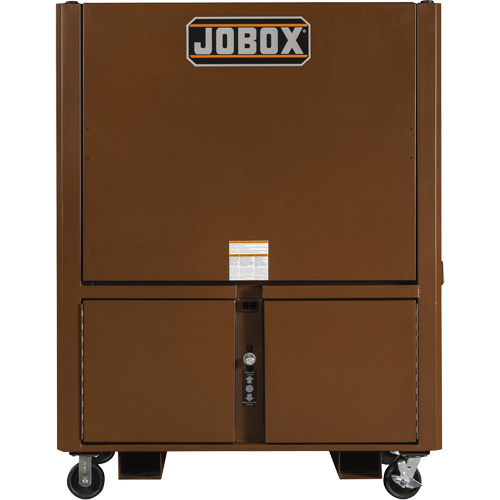 Field Office Jobsite Box, 33" W x 63" D x 80" H, Steel, Red Moffatt Supply & Specialties