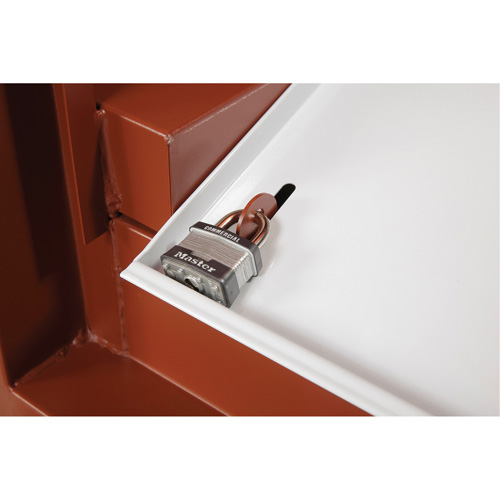 Field Office Jobsite Box, 33" W x 63" D x 80" H, Steel, Red Moffatt Supply & Specialties