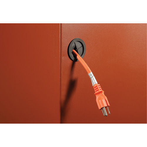 Field Office Jobsite Box, 33" W x 63" D x 80" H, Steel, Red Moffatt Supply & Specialties