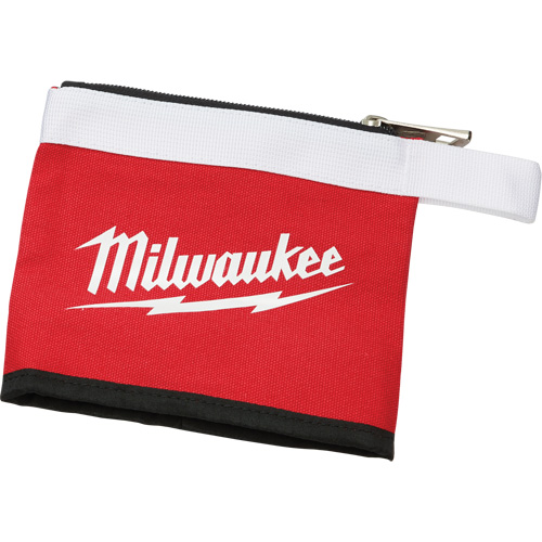 Multi-Size Zipper Pouches - Set of 3, Canvas, 3 Pockets, Black/Red Moffatt Supply & Specialties