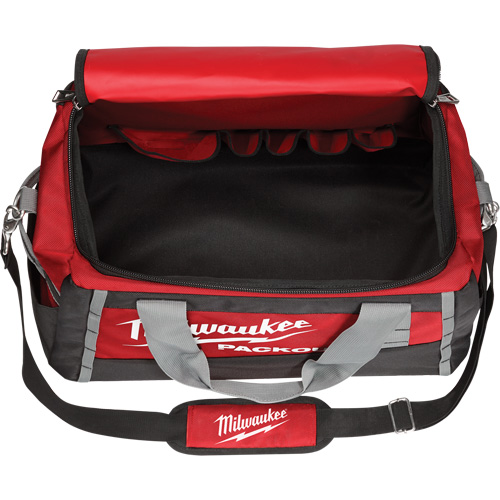 Packout Tool Bag, Ballistic Nylon, 8 Pockets, Black/Red Moffatt Supply & Specialties