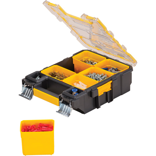 Organisateur de format moyen PRO, 4-1/2" la x 10-1/4" p x 13-3/5" h, Noir/Jaune Moffatt Supply & Specialties