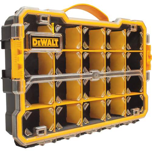 Organisateur avec compartiments PRO, 11" la x 17-5/8" p x 2-7/8" h, Noir/Jaune Moffatt Supply & Specialties