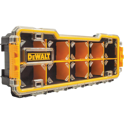 Organisateur avec compartiments PRO, 6-5/8" la x 17-5/8" p x 2-7/8" h, Noir/Jaune Moffatt Supply & Specialties
