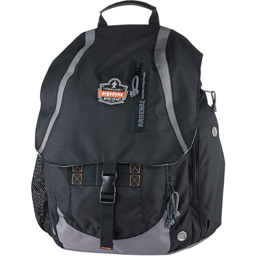 Arsenal&reg; 5143 Tool Backpack, 15" L x 8" W, Black, Polyester Moffatt Supply & Specialties