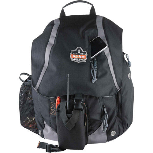 Arsenal&reg; 5143 Tool Backpack, 15" L x 8" W, Black, Polyester Moffatt Supply & Specialties