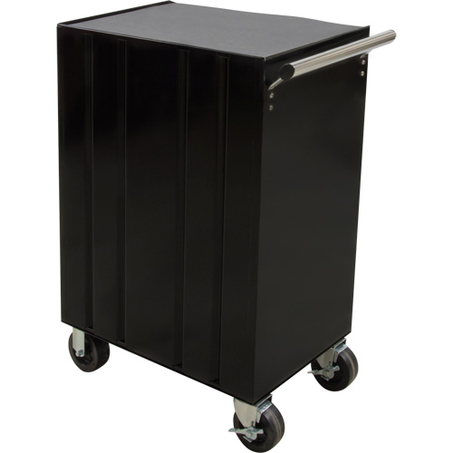Industrial Tool Cart, 7 Drawers, 27" W x 18-3/4" D x 39" H, Black Moffatt Supply & Specialties