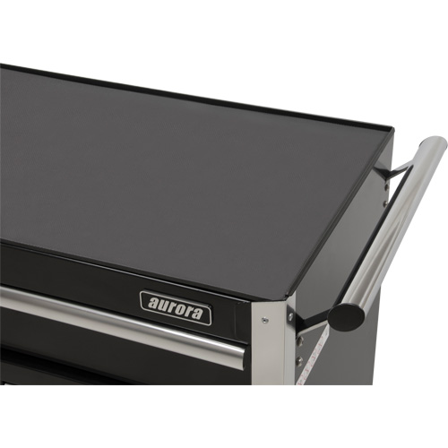 Industrial Tool Cart, 11 Drawers, 41" W x 18-3/4" D x 39-1/3" H, Black Moffatt Supply & Specialties