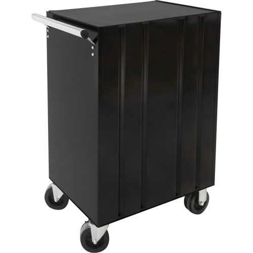Industrial Tool Cart, 3 Drawers, 29-4/5" W x 21-1/5" D x 38-4/5" H, Black Moffatt Supply & Specialties