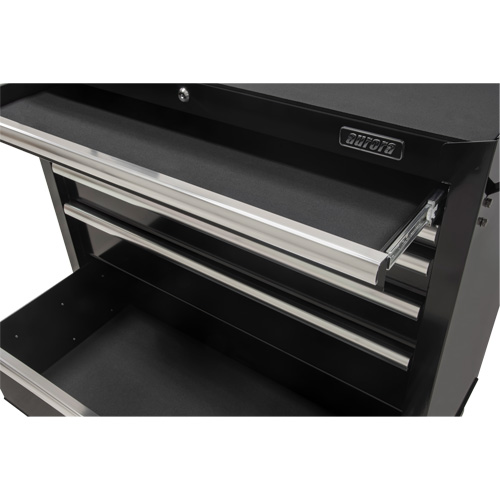 Industrial Tool Cart, 6 Drawers, 39" W x 20-4/5" D x 38-1/2" H, Black Moffatt Supply & Specialties