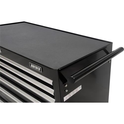 Industrial Tool Cart, 6 Drawers, 39" W x 20-4/5" D x 38-1/2" H, Black Moffatt Supply & Specialties