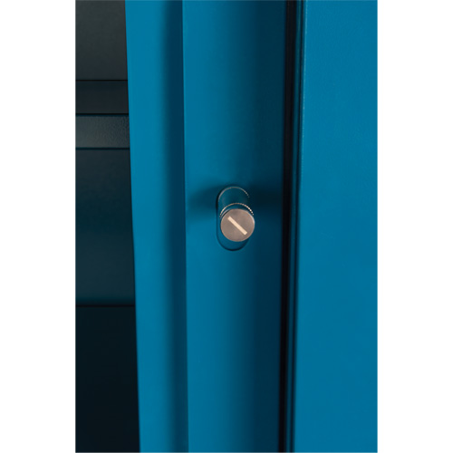 Armoire de rangement pour le chantier, Acier, 47,5 pi³, Bleu Moffatt Supply & Specialties