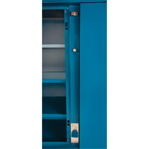 Armoire de rangement pour le chantier, Acier, 47,5 pi³, Bleu Moffatt Supply & Specialties