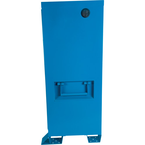 Armoire de rangement pour le chantier, Acier, 47,5 pi³, Bleu Moffatt Supply & Specialties