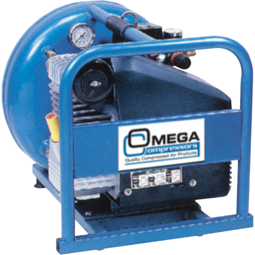 Contractor Series Air Compressors, Electric, 2.6 Gal. (3.2 US Gal), 125 PSI, 115/1 V Moffatt Supply & Specialties