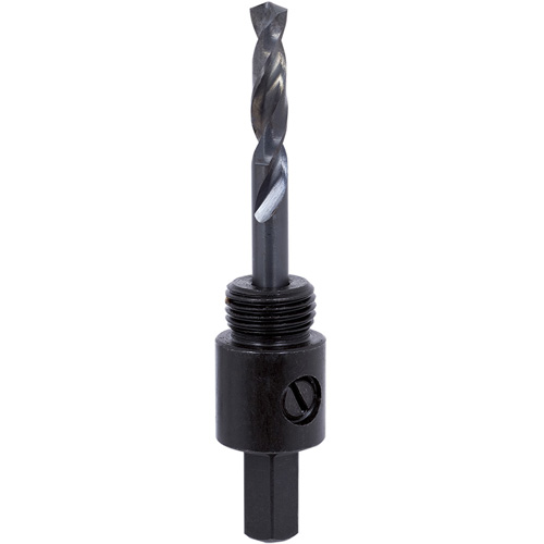 Mandrin hexagonal pour scie-cloche, 1-1/4" - 2-3/8", 3/8" Tige Moffatt Supply & Specialties