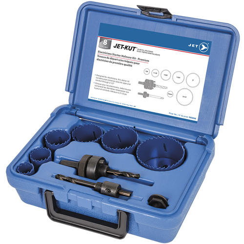 Premium Electrician's Holesaw Kit, 8 Pieces Moffatt Supply & Specialties