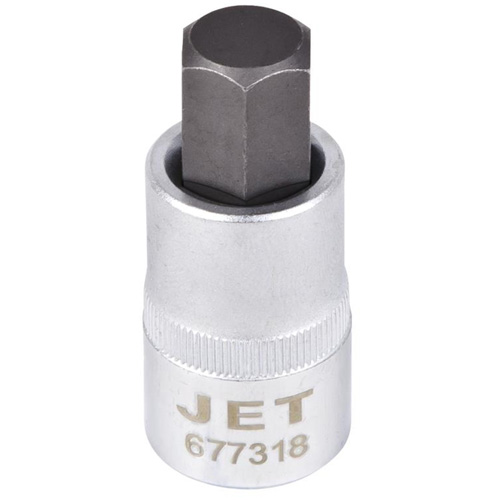 Bit Socket, Hex, 1/2" x 2" L, 1/2" Drive Moffatt Supply & Specialties