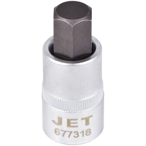 Bit Socket, Hex, 9/16" x 2" L, 1/2" Drive Moffatt Supply & Specialties