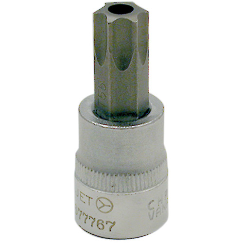 Douille &agrave; embout, Torx inviolable, T-55 x 2" lo, Prise 3/8" Moffatt Supply & Specialties