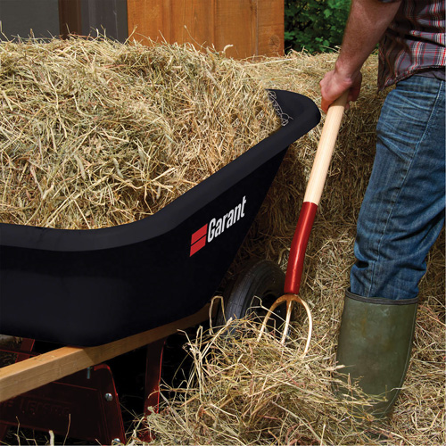 Wheelbarrow, 8 cu. Ft., Polyethylene Tray Moffatt Supply & Specialties