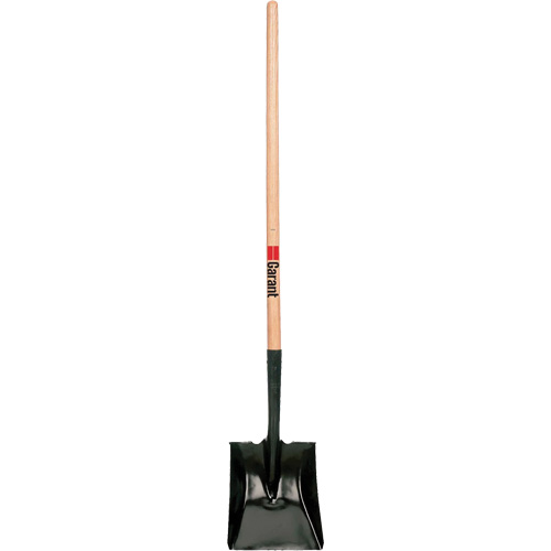 Square Point Shovel, Wood, Tempered Steel Blade, Straight Handle, 42" Long Moffatt Supply & Specialties