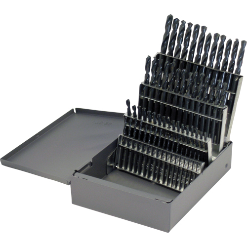 Jeux de forets CLE-LINE, 60 morceaux, Acier rapide Moffatt Supply & Specialties