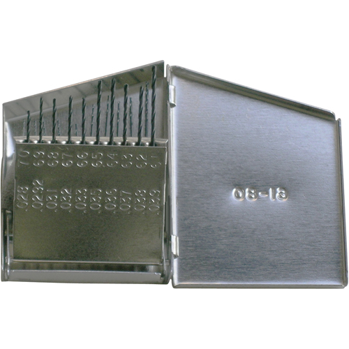 CHICAGO-LATROBE Drill Sets, 20 Pieces, High Speed Steel Moffatt Supply & Specialties
