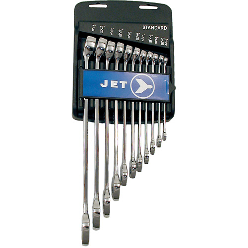 Fully Polished Long Pattern Combination Wrench Set, Combination, 11 Pieces, Imperial Moffatt Supply & Specialties