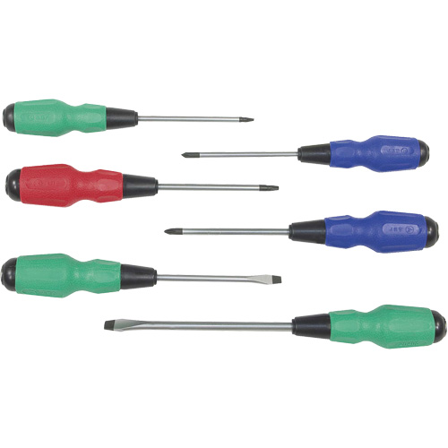 TDSS-6 Torque Drive&reg; Screwdriver Set, 6 Pcs., Magnetic Moffatt Supply & Specialties