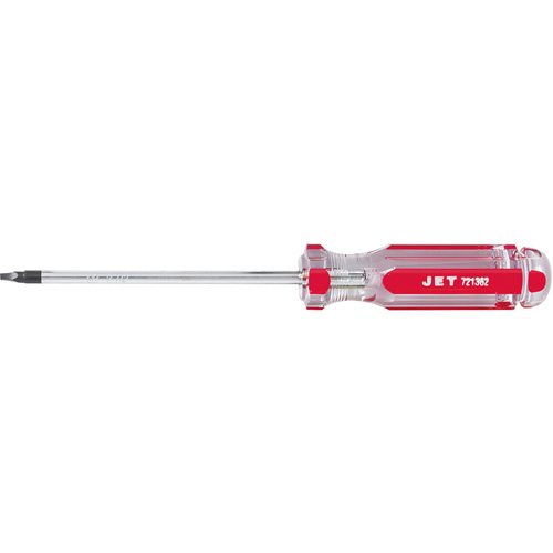 Square Jumbo Handle Screwdriver, #2 Tip, Round, 5" L, Plastic Handle Moffatt Supply & Specialties