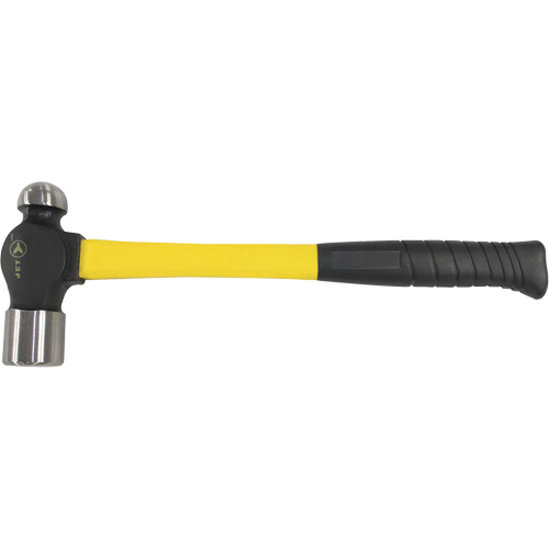 BP-16F Marteau &agrave; panne ronde &agrave; manche en fibre de verre, Poids de la t&ecirc;te 16 oz, Face Ordinaire, Prise Coussin&eacute;e Moffatt Supply & Specialties